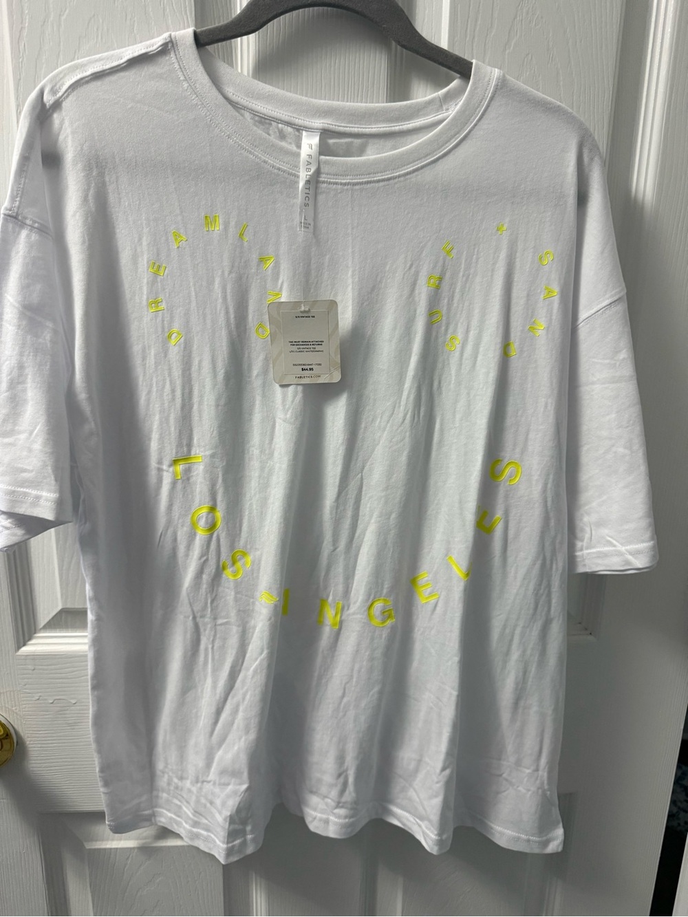 Fabletics - NEW- size large oversized tee